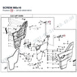 SCREW M8x16 product image