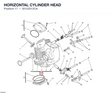 HORIZONTAL CYLINDER HEAD 30122512CA diagram position
