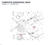 COMPLETE HORIZONTAL HEAD 30122571CA diagram position