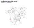 COMPLETE VERTICAL HEAD 30122871BA diagram position