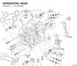 HORIZONTAL HEAD 30123282E diagram position