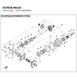 SCREW M8x25 product image