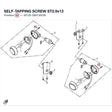 SELF-TAPPING SCREW ST2.9x13 product image