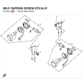 SELF-TAPPING SCREW ST2.9x13 product image