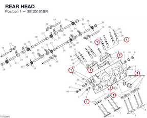 REAR HEAD 30125181BR diagram position