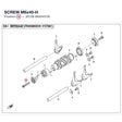SCREW M6x40-H product image