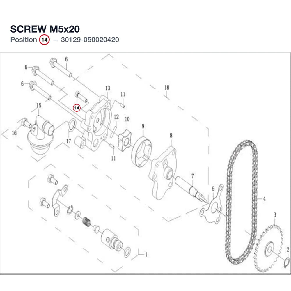 SCREW M5x20 product image