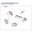 SELF-TAPPING SCREW ST4.8x13 product image