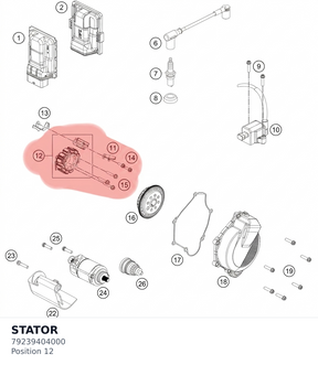 Diagram preview: STATOR (79239404000)