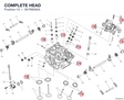 COMPLETE HEAD 301R6092A diagram position