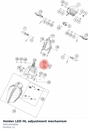 Diagram preview: Holder LED HL adjustment mechanism (93014020000)