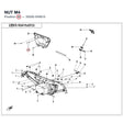 NUT M4 product image