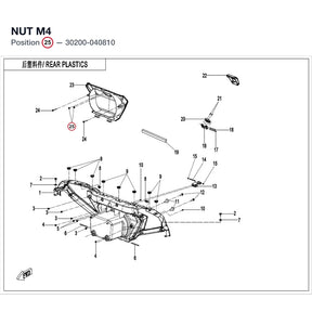 NUT M4 product image