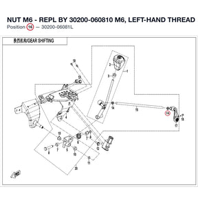 NUT M6 - REPL BY 30200-060810 product image
