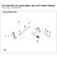 NUT M6 REPL BY 30200-06081L product image