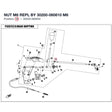 NUT M6 REPL BY 30200-060810 product image