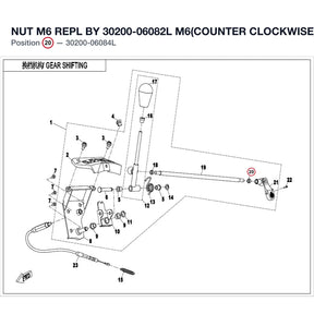 NUT M6 REPL BY 30200-06082L product image