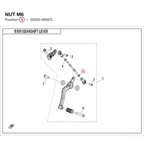 NUT M6 product image