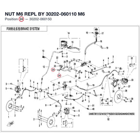 NUT M6 REPL BY 30202-060110 product image