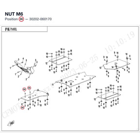 NUT M6 product image