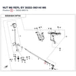 NUT M8 REPL BY 30202-080140 product image