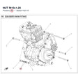 NUT M10X1.25 product image