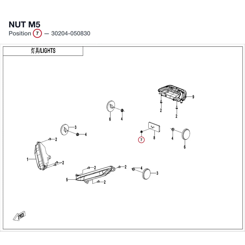 NUT M5 product image