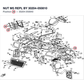 NUT M5 REPL BY 30204-050810 product image