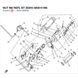 NUT M8 REPL BY 30204-080810 product image