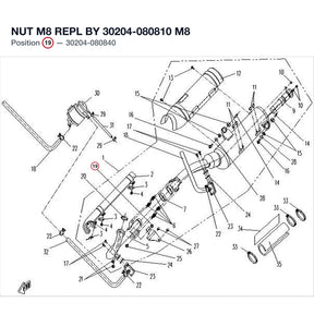 NUT M8 REPL BY 30204-080810 product image