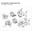 NUT M8 REPL BY 30204-080810 product image
