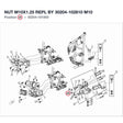 NUT M10X1.25 REPL BY 30204-102810 product image