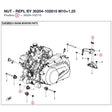 NUT - REPL BY 30204-102810 product image