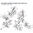 NUT M10X1.25 REPL BY 30204-102110 product image