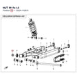 NUT M14x1.5 product image