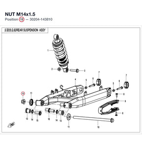 NUT M14x1.5 product image