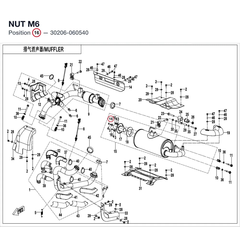 NUT M6 product image