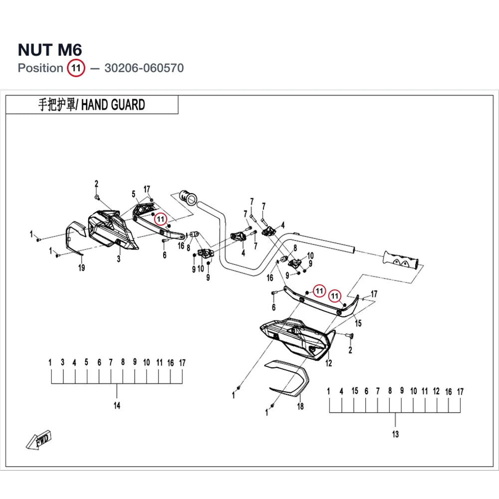 NUT M6 product image