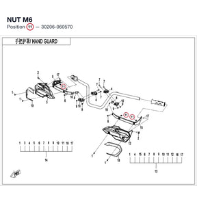 NUT M6 product image