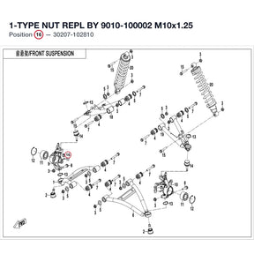 1-TYPE NUT REPL BY 9010-100002 product image