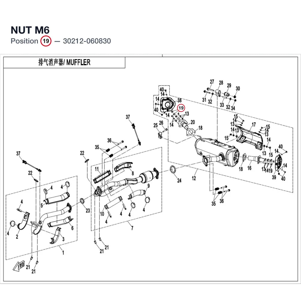 NUT M6 product image