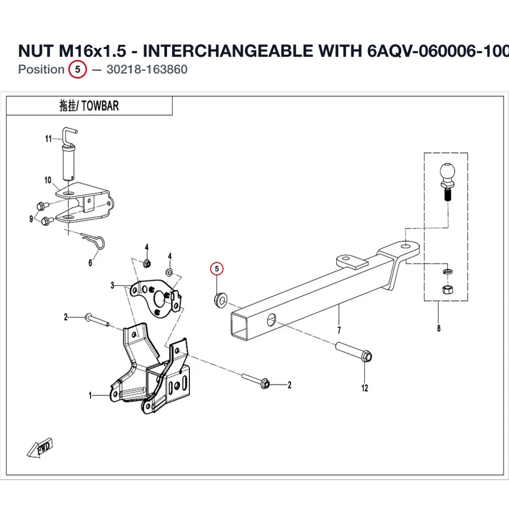 NUT M16x1.5 product image