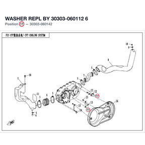 WASHER REPL BY 30303-060112 product image