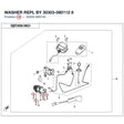 WASHER REPL BY 30303-080112 product image