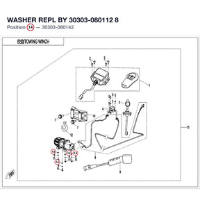 WASHER REPL BY 30303-080112 product image