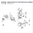 WASHER - WHEN STOCK IS 0 THIS ITEM IS NO LONGER AVAILABLE product image