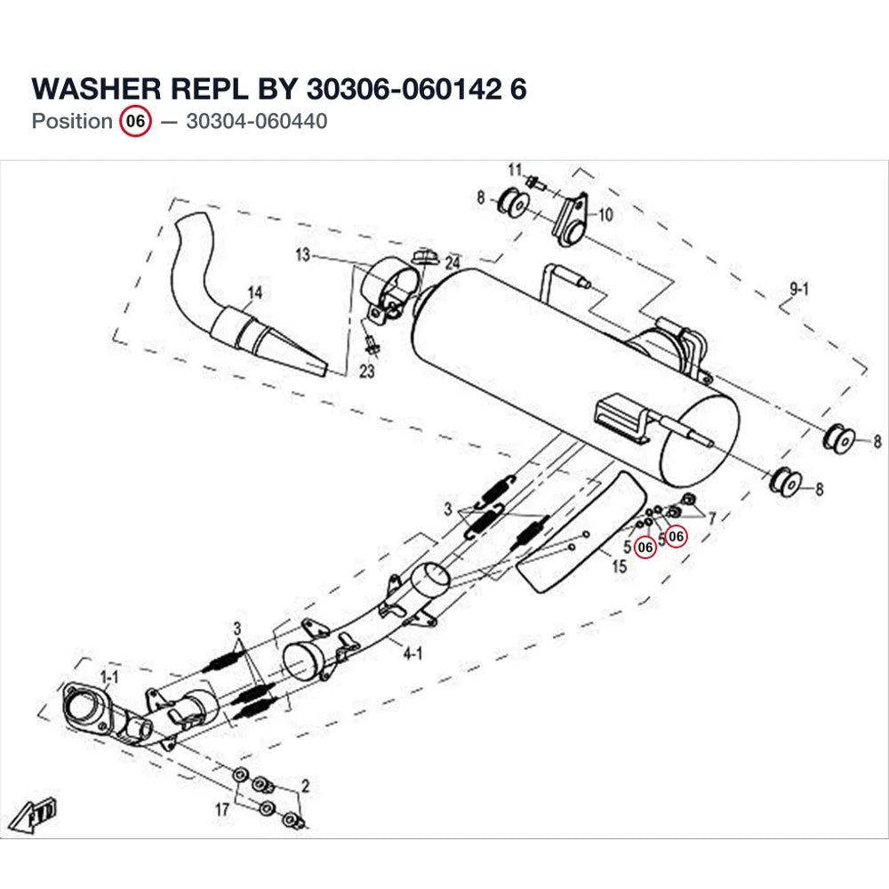 WASHER REPL BY 30306-060142 product image