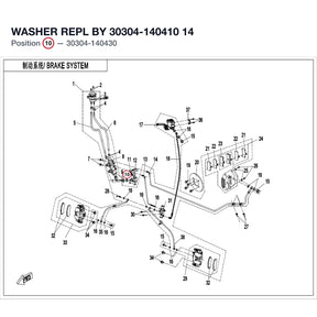 WASHER REPL BY 30304-140410 product image