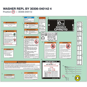 WASHER REPL BY 30306-040142 product image