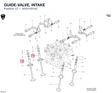 GUIDE-VALVE, INTAKE